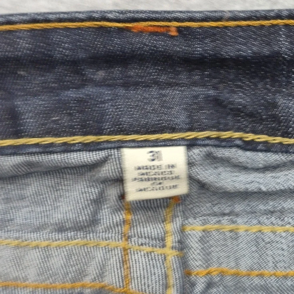 True Religion Jeans Womens 32x30 Blue Flap Pocket Stretch Vintage Skinny